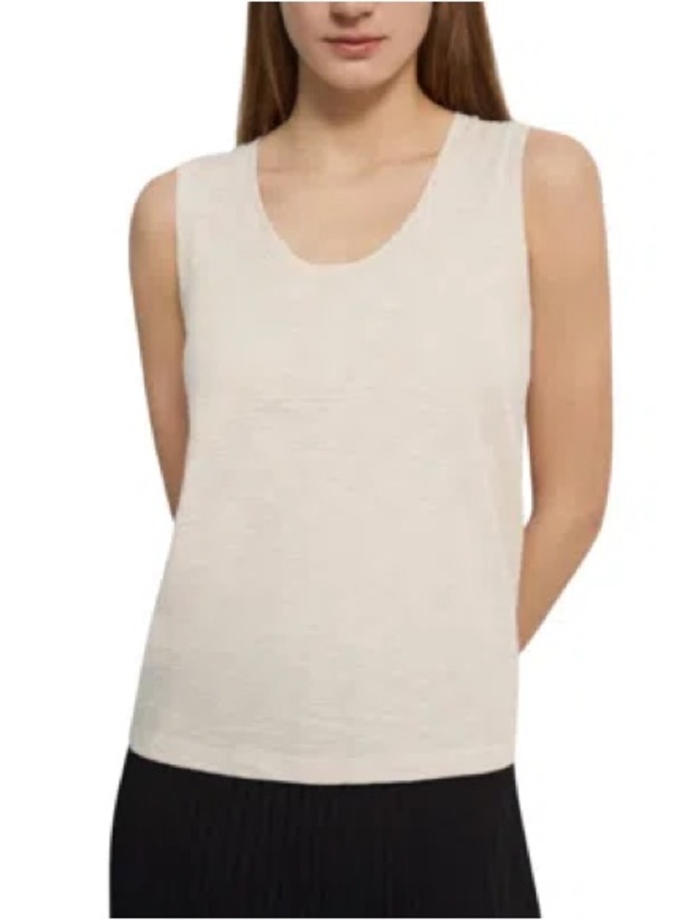 Theory Women’s Easy Sea Slub Sand Tank Top Size Small NWT